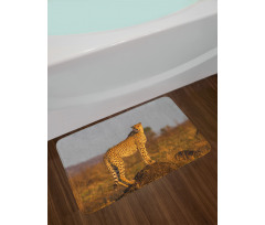 Wild Cheetah Bath Mat