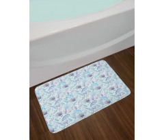 Seashells Bubble Ocean Bath Mat