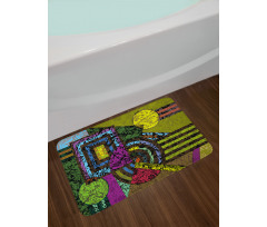 Grunge Murky Trippy Bath Mat