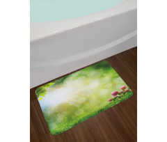 Fresh Spring Blossoms Bath Mat