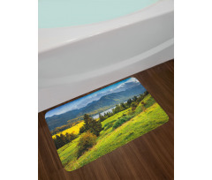 Summer Morning Lake Bath Mat