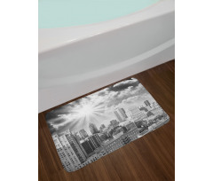 Aerial Montreal Bath Mat