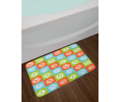 Mind and Body Poses Lotus Bath Mat