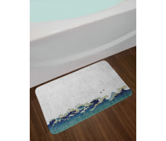 Aquatic Swirls Bath Mat