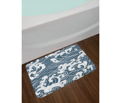 River Storm Retro Bath Mat