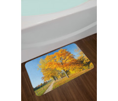 Maple Trees Countryside Bath Mat