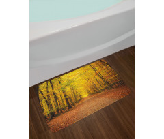 Seasonal Scenic Park Bath Mat