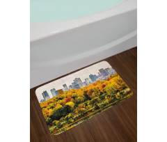 Montreal in Autumn Season Bath Mat