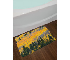 Colorful Aspen Trees USA Bath Mat