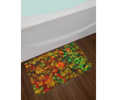 Colorful Leafage Vivid Bath Mat