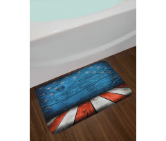 Rustic Wooden Bath Mat