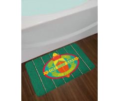 Surf Bar Holiday Bath Mat