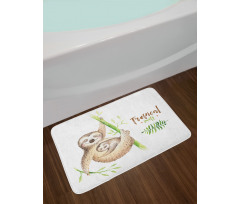 Happy Family Boho Style Bath Mat