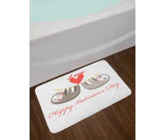 Tropical Animals Bath Mat