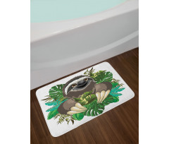 Cartoon Mammal Jungle Bath Mat