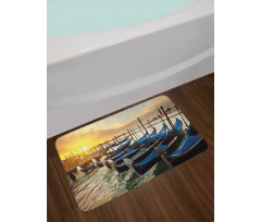 Gondolas Line on Water Bath Mat