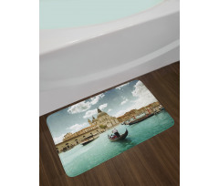 Grand Canal in Aerial View Bath Mat