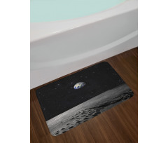 Planet Earth from Moon Bath Mat