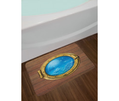 Submarine Chamber Window Bath Mat