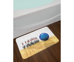 Objects on Floor Bath Mat