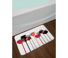 Abstract Glasses Bath Mat