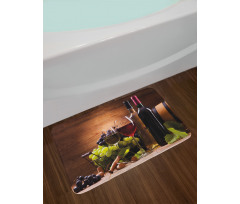 French Gourmet Tasting Bath Mat