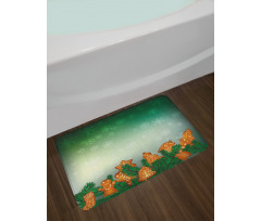 Xmas Cookies Bath Mat