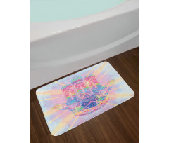 Energy Flow Aura Yoga Bath Mat