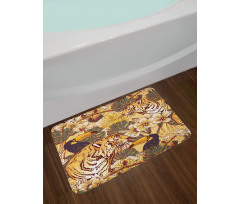 Tropical Bengal Toucan Bath Mat