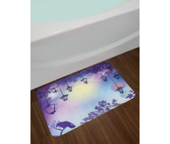 Street Night Bath Mat