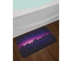 City Skyline Urban Life Bath Mat