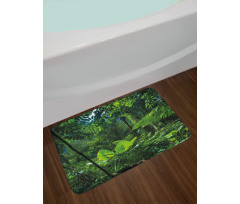 Green Untouched Nature Bath Mat