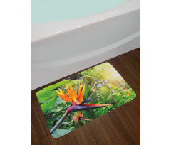 Bird of Paradise Flower Bath Mat