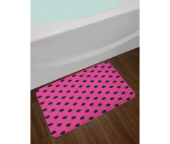 Pop Art Inspired Dots Bath Mat