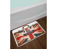 Vintage Suitcase Bath Mat