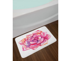 Tropical Mexican Flora Bath Mat