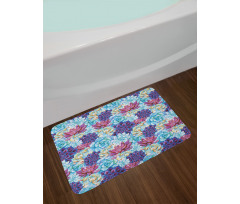 Flowers Bohemian Bath Mat