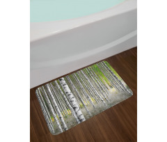 Late Summer Foliage Bath Mat