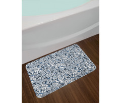 Music Doodle Art Bath Mat