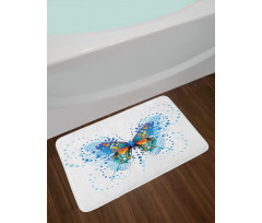 Curls Dots Bath Mat