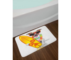 Surf Dog Glasses Bath Mat