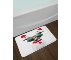 Funny Dog Sunglasses Bath Mat