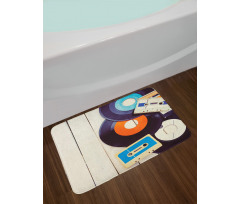 Gramophone Records Audio Bath Mat