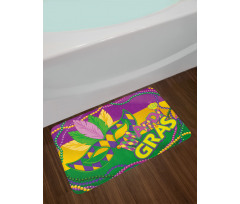 Vivid Beads Feathers Bath Mat