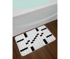 Game Grid Bath Mat