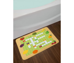 Summer Fruit Bath Mat