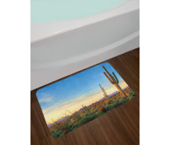 Sonoran Desert Sunset Bath Mat