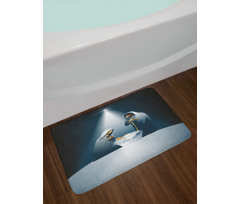 Family Mother Father Baby Bath Mat