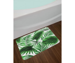 Vivid Leaves Growth Bath Mat