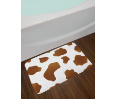 Brown Spots on Cow Bath Mat